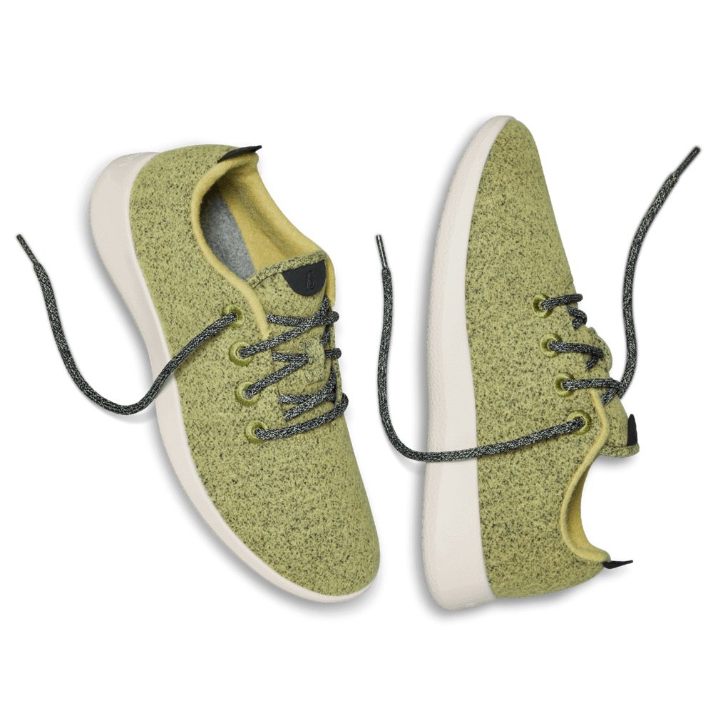 Allbirds Men\'s Sneakers Olive - Wool Runners - 97416PDYC